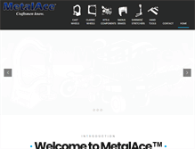 Tablet Screenshot of metalace.com